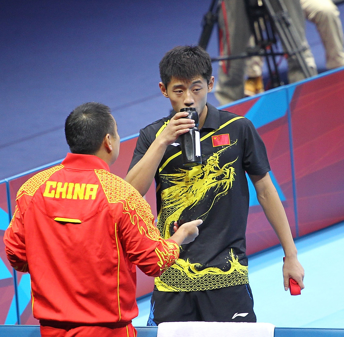 韩国队险胜德国队，张继科惊艳四座