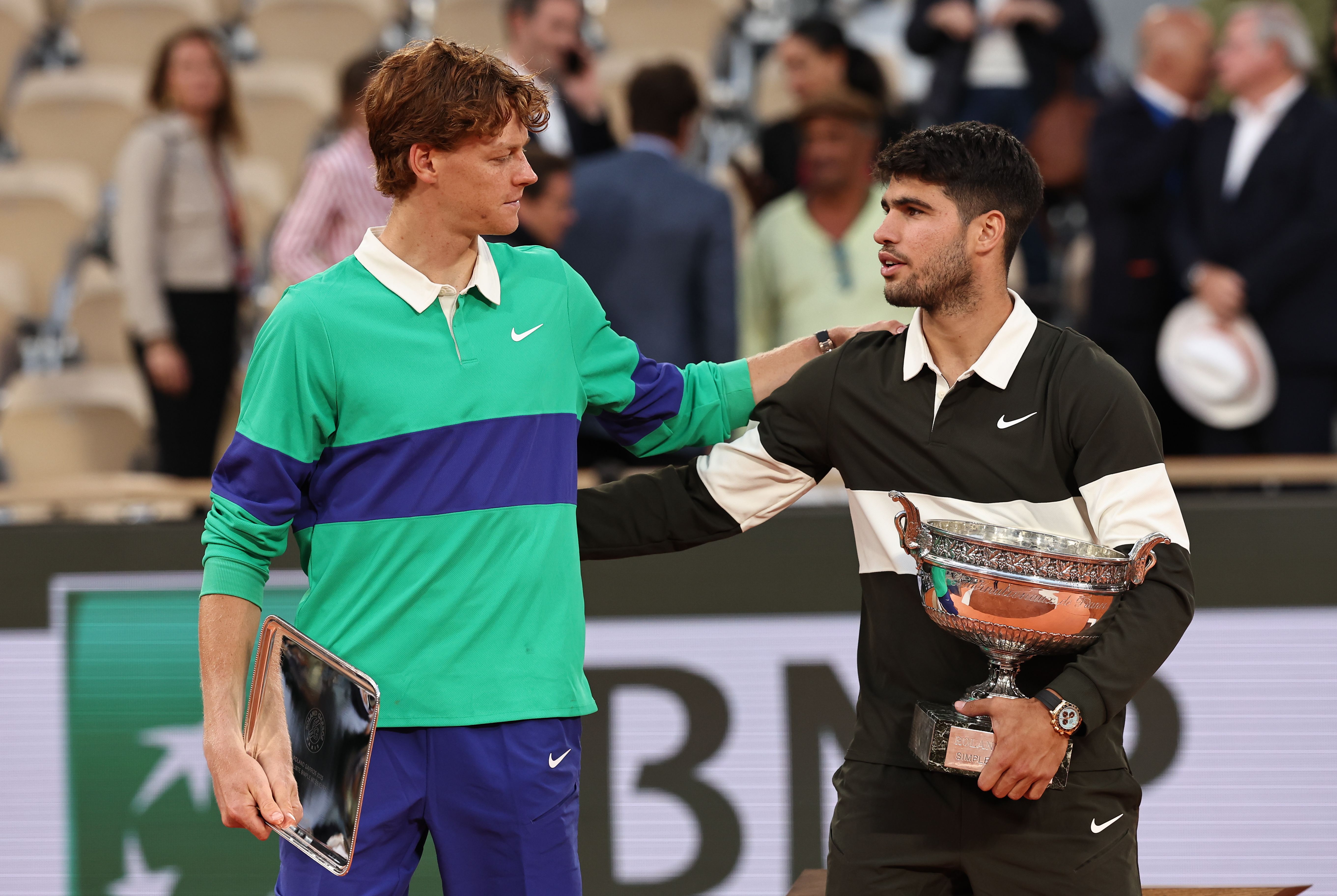 美网力克法网，辛纳高光表现